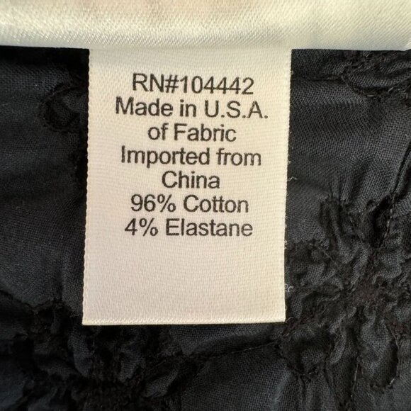 90s Vintage Tzeadle Design Room Button Front Long Sleeve Fitted Top Size Medium - Picture 9 of 13